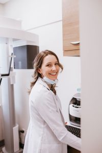 dental team member smiling